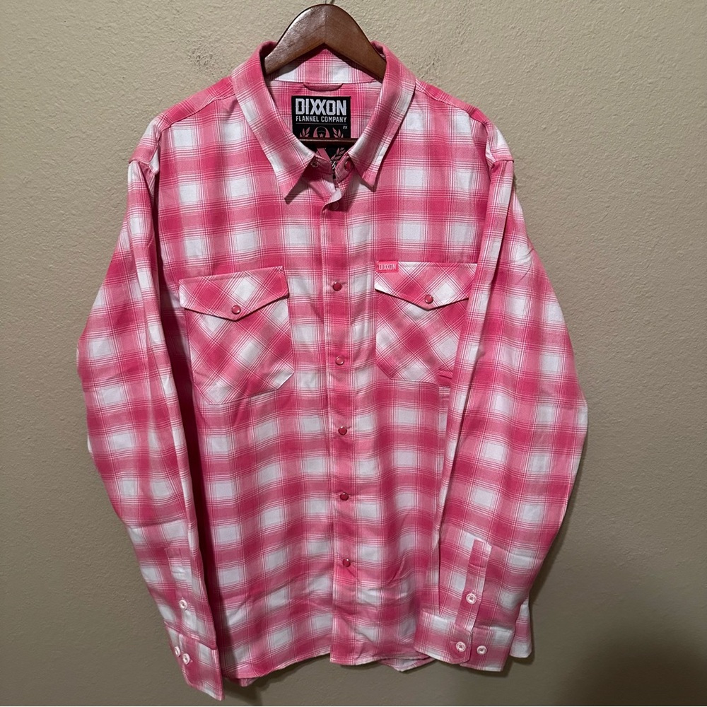 Dixxon Men’s The Ribbon Pearl Snap Flannel Button Up Shirt